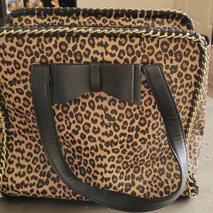Betsey Johnson Leopard Print Handbag